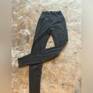 Gray suede leggings size S